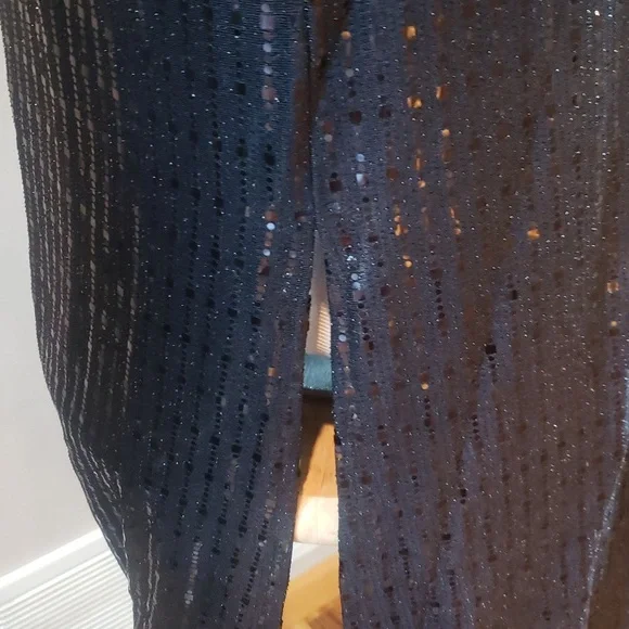 Anne Kline black sequins top - Picture 3 of 11